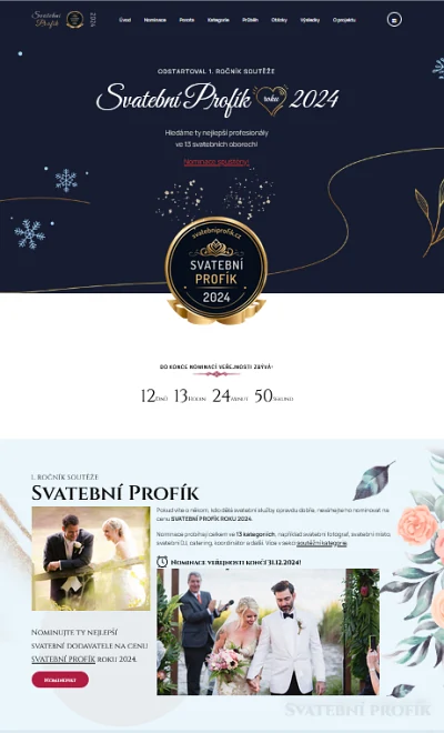 Tvorba webu Mladá Boleslav - Svatební Profík